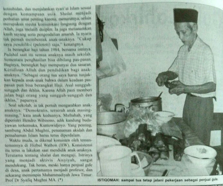 Haji Abdul Mughni: Gule Lahirkan Profesor