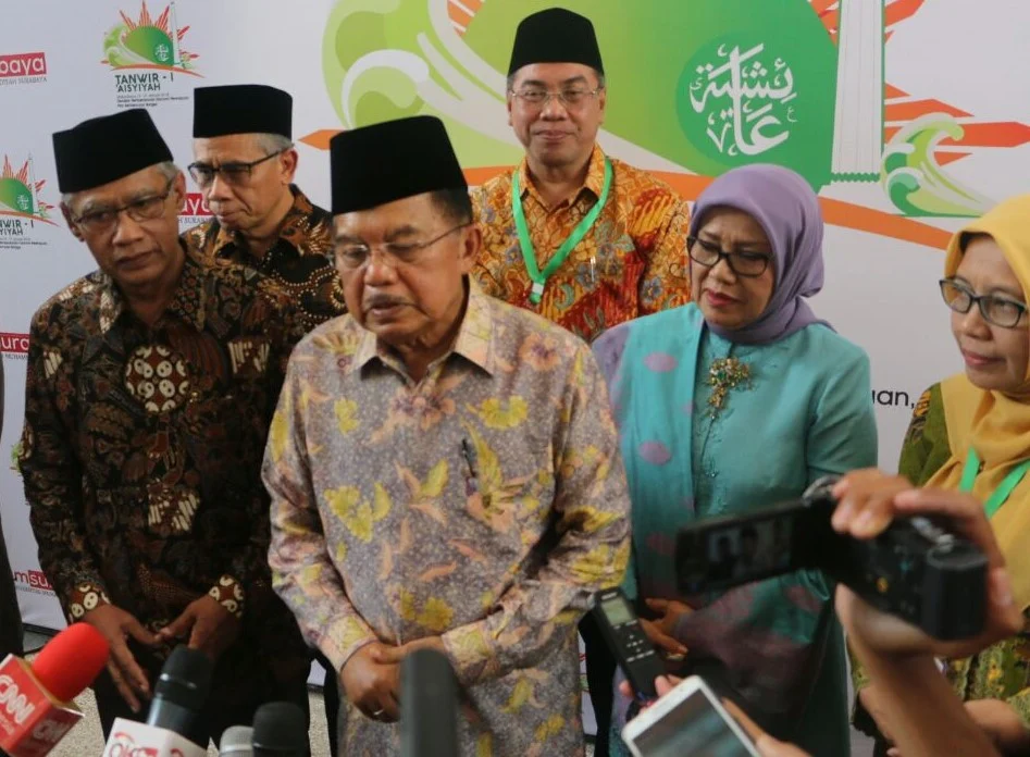 Pidato Bersambut antara JK dan Haedar Nashir di Tanwir Aisyiyah