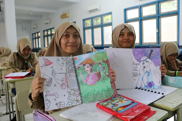 Ekspresikan Bakat Seni Siswa Lewat Kelas Anime
