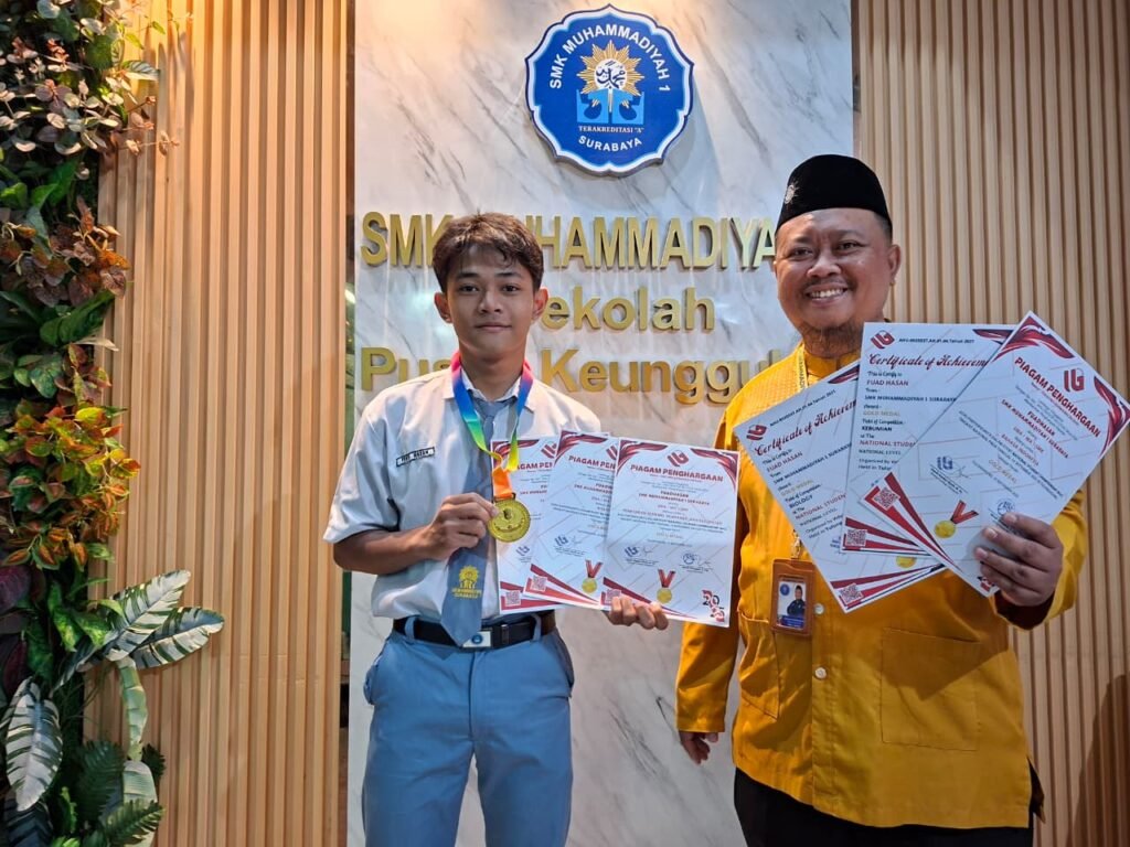 Borong Empat Emas, Fuad Hasan, Siswa SMK Mudisa Ukir Sejarah di National Student Championship 2025