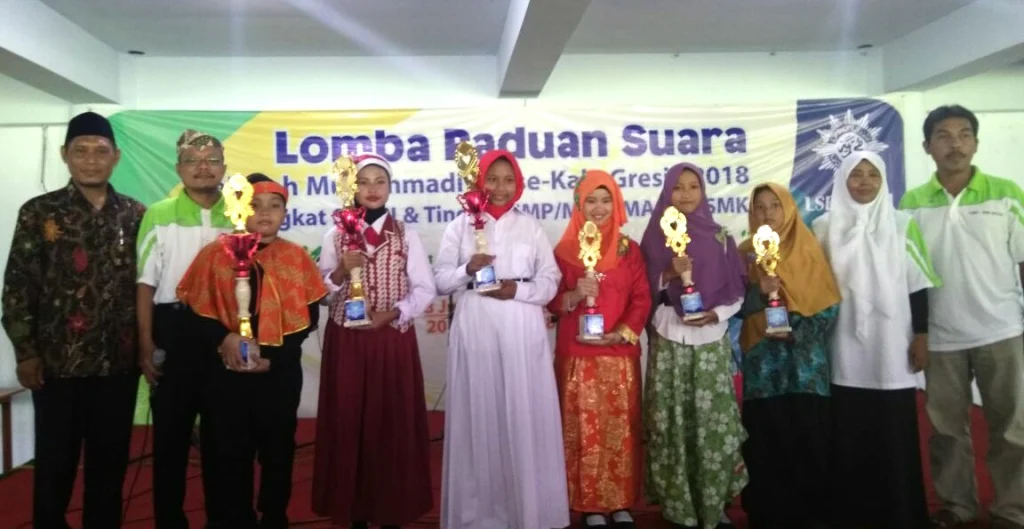 Inilah Juara Lomba Paduan Suara Sekolah Muhammadiyah Se-Kabupaten Gresik