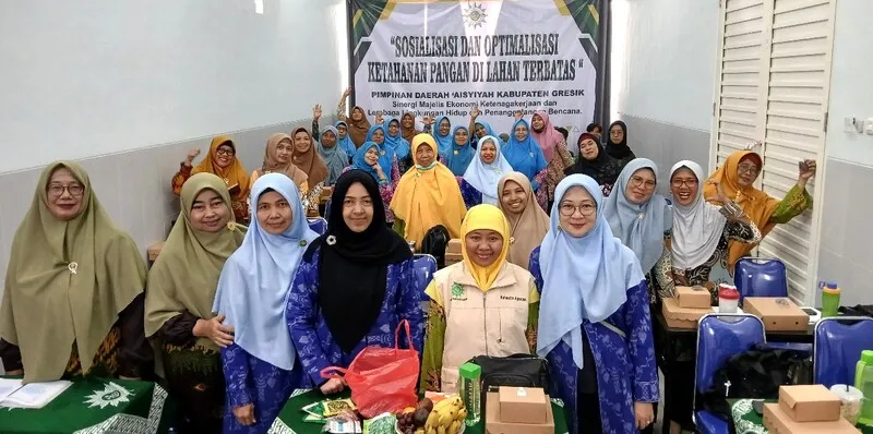 PDA Kabupaten Gresik Ajak Kader Optimalkan Ketahanan Pangan di Lahan Terbatas