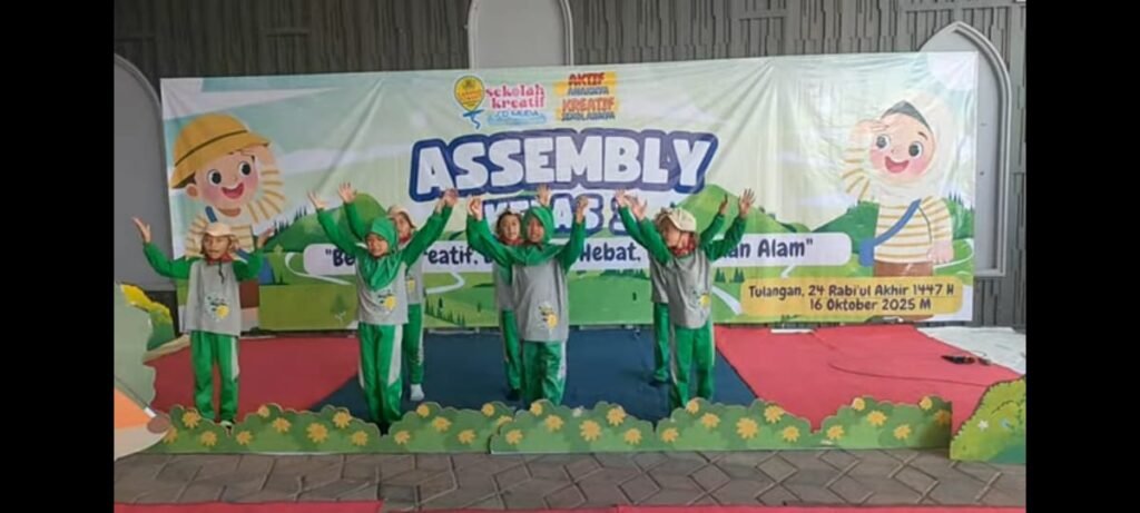 Menilik Siswa Kelas 3 SD Muhammadiyah 2 Tulangan Tampilkan Bakat di Panggung Assembly