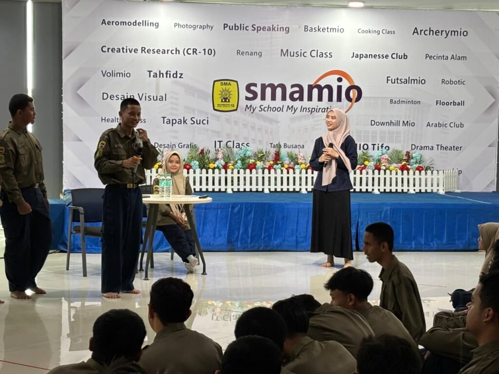 Inspiring Youth Smamio Sukses Digelar, Ratusan Siswa Kelas XI Asah Keterampilan Public Speaking