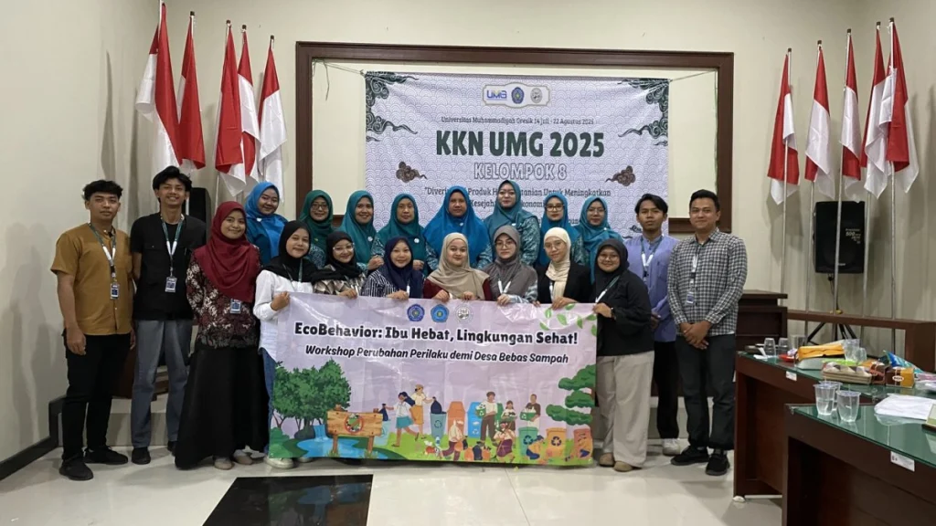 KKN UMG Hadirkan Program Eco-Behavior untuk Ibu-ibu PKK Desa Ganggang