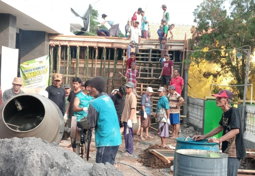 Semangat Gotong Royong Warga Muhammadiyah Cakru: Bersama Membangun Rumah Allah