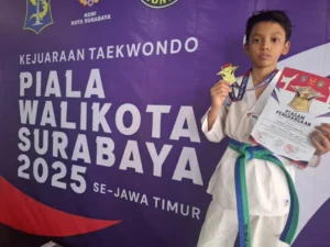 Siswa SD Musix Raih Medali Emas di Kejuaraan Taekwondo Tingkat Jawa Timur 2025
