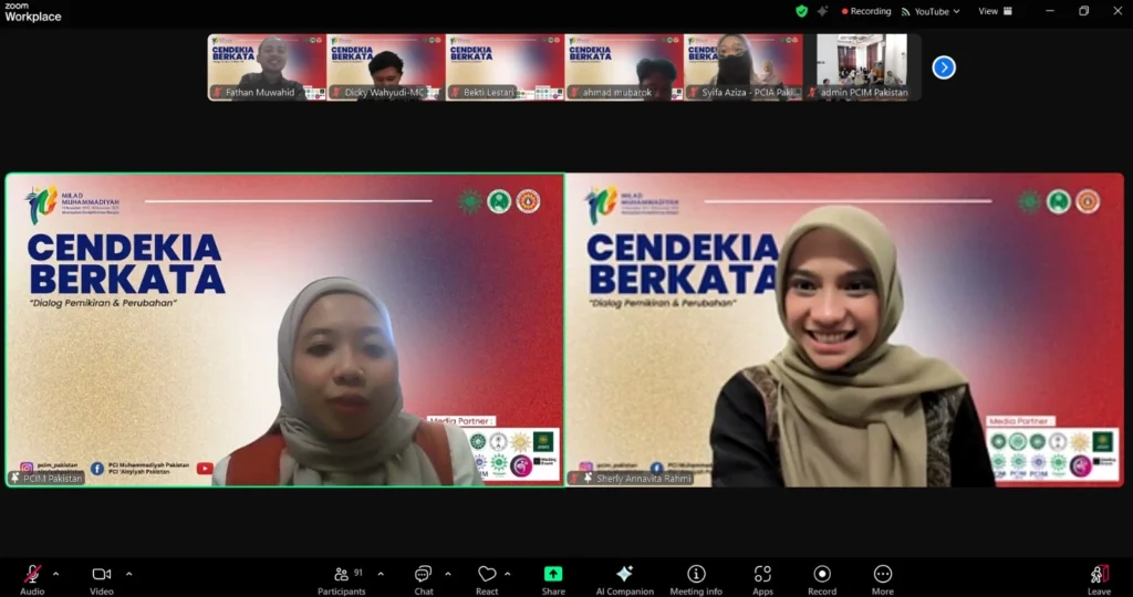 Sambut Milad Muhammadiyah ke-113, PCIM Pakistan Adakan Webinar Cendekia Berkata