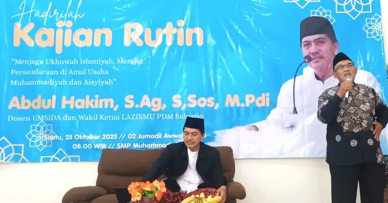 Asal-usul Penamaan SMP Meka Terkuak di Kajian Rutin Majelis Tabligh PCM Krian