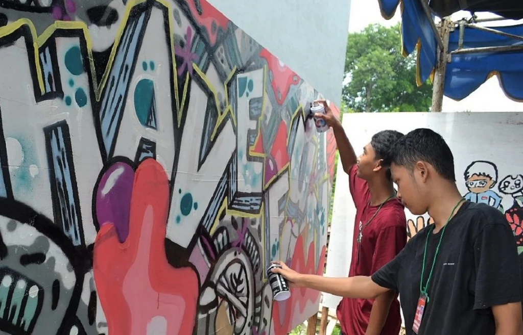 Fasilitasi Corat-coret Tembok, Cara Sekolah Ini Menangkap Kegelisahan Siswa