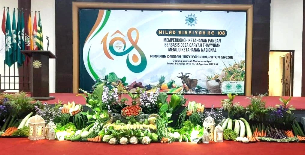 PDA Gresik Gelar Milad ke-108 ‘Aisyiyah, Hadirkan Panggung Unik dan Inovatif Bertabur Sayur Mayur
