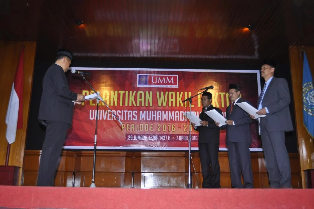 Wakil Rektor UMM Resmi Dilantik