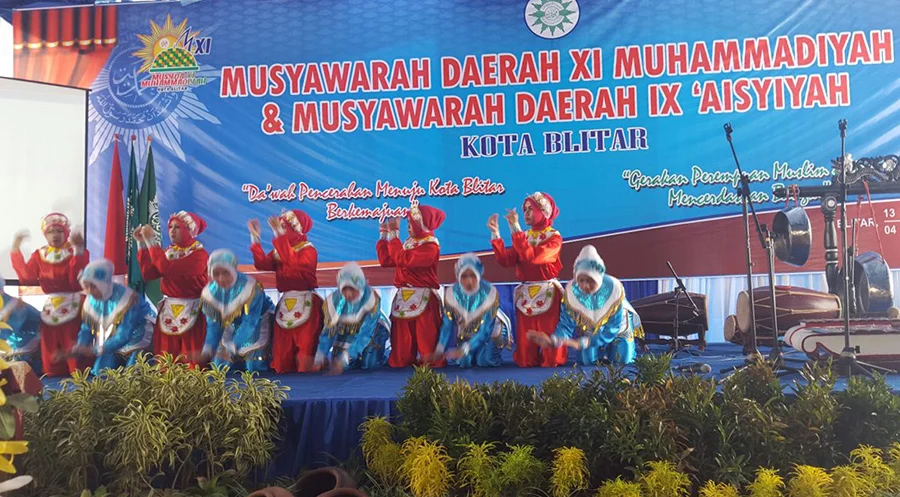Tari Saman Meriahkan Musyda Kota Blitar