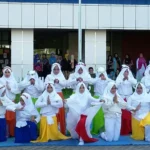 Mahasiswa UMSurabaya Gelar Tari Kolosal untuk Perdamaian Anak