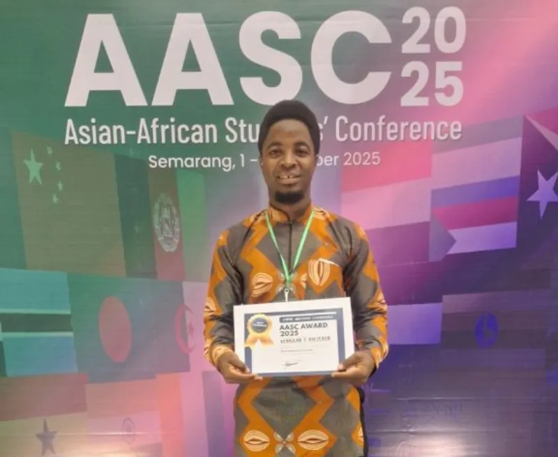 Kerkulah P. Nyeleker: Mahasiswa Asal Liberia yang Harumkan UMY di Konferensi Asia-Afrika 2025