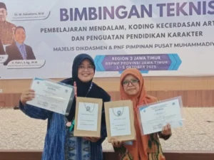 Utusan PDA Bojonegoro Torehkan Prestasi di Bimtek Pembelajaran Mendalam dan Kecerdasan Artifisial