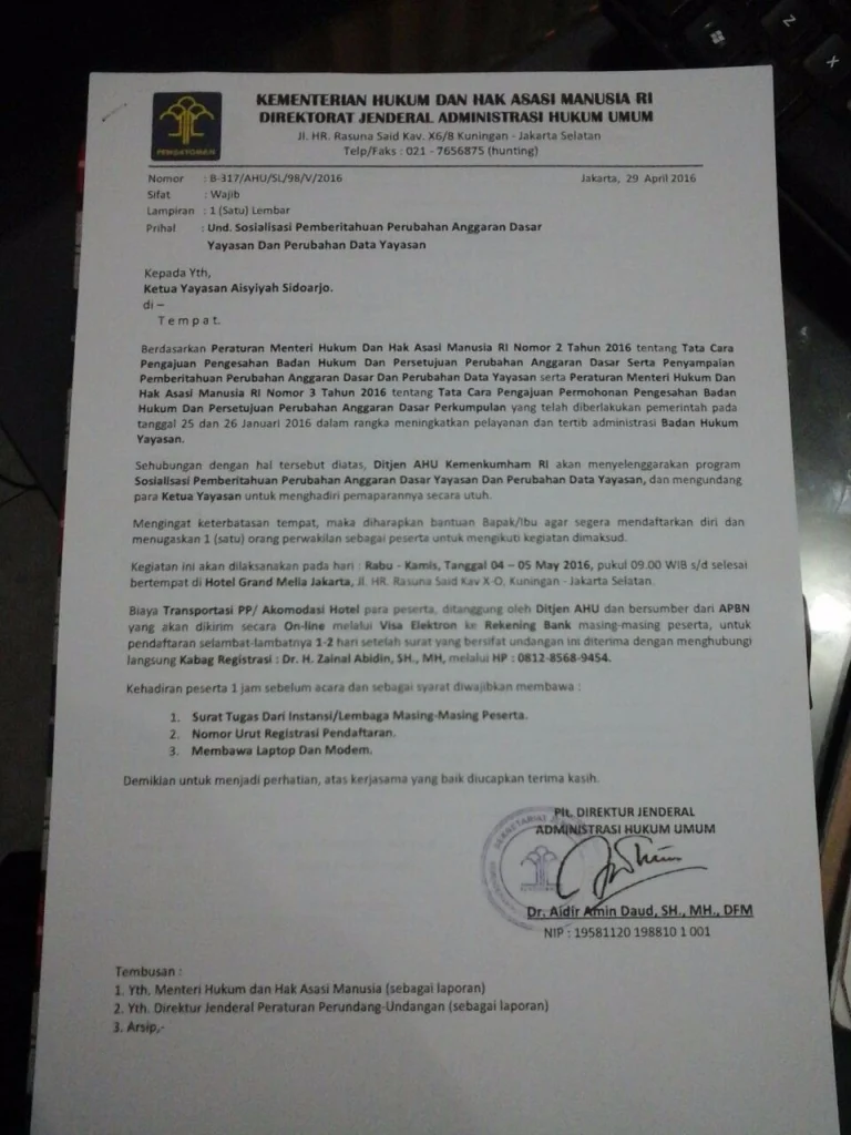 Waspada! Beredar Surat Penipuan Teror ‘Aisyiyah