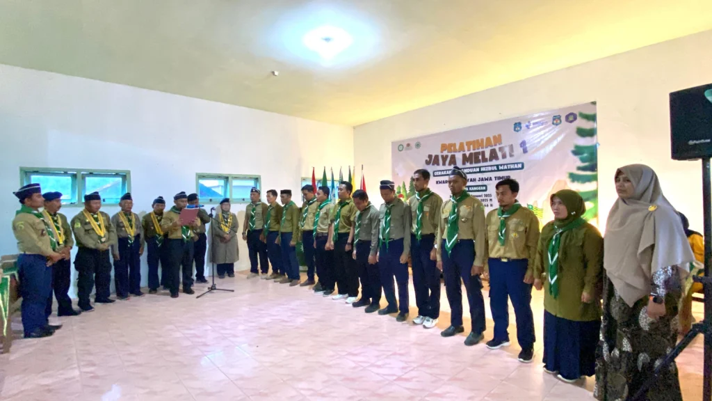 Perdana: Kwarcab HW Arjasa Kangean Sukses Gelar Pelatihan dan Pelantikan Jaya Melati 1