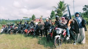 Dari Blitar untuk Jawa Timur: 22 Personil BikersMu Chapter Kota Blitar Gas Kopdargab IV di Lumajang