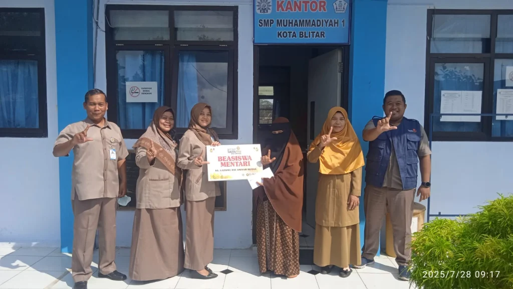 Siswi SMP Muhammadiyah 1 Blitar Raih Beasiswa Mentari, Siap Ukir Prestasi Masa Depan