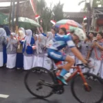 Murid Kelas X SMA Muha Genteng Mengikuti Pelapasan TdBI 2025 Etape Empat di RTH Maron