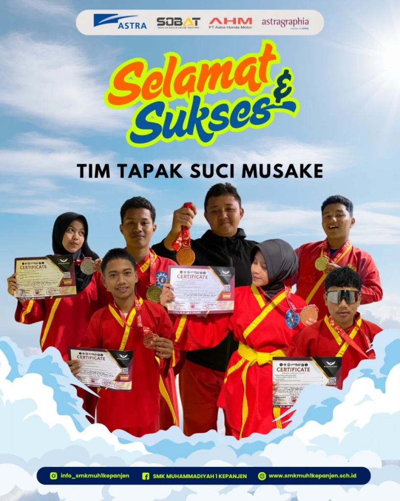 Kontingen Tapak Suci SMK Muhammadiyah 1 Kepanjen Berhasil Raih Medali Emas, Perak, dan Perunggu