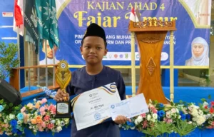 Santri TPQ Muhammadiyah 4 Kalidawir Juara 1 Lomba Adzan di Festival Muharram Fiesta Dakwah Anak