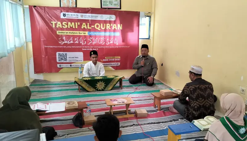 Program Tahfidz MTs Muhita Adakan Tasmi’ Kelipatan Sekali Duduk