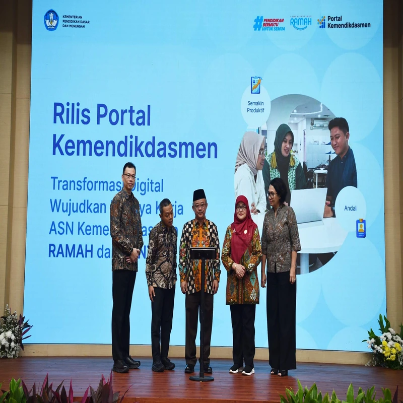 Efisiensi Birokrasi ASN, Mendikdasmen Luncurkan Portal Kemendikdasmen