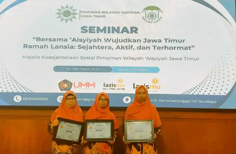 Majelis Kesejahteraan Sosial PDA Bojonegoro Ikuti Seminar, Pulang Bawa Piala