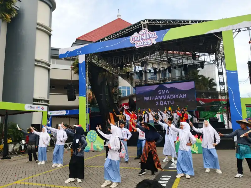 SMA Muhammadiyah 3 Batu Tampil Memukau, Raih Juara 2 di ATV Carnival