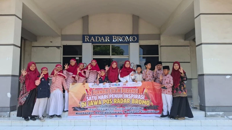 Jurnalis Cilik SD Mutu Paiton Beraksi: Satu Hari Penuh Inspirasi di Jawa Pos Radar Bromo