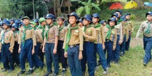Latih Kemandirian, Qobilah SDM Limas Ikut Perkemahan Pengenal Purwa HW Kota Surabaya