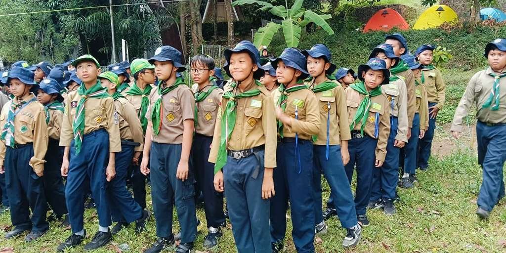 Latih Kemandirian, Qobilah SDM Limas Ikut Perkemahan Pengenal Purwa HW Kota Surabaya