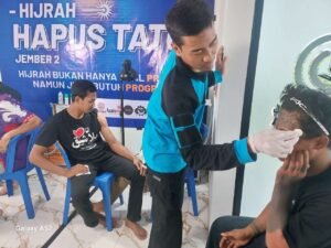 Hijrah Tak Sekadar Kata: LDK Muhammadiyah & Lazismu Dukung Gerakan Hapus Tato Jember