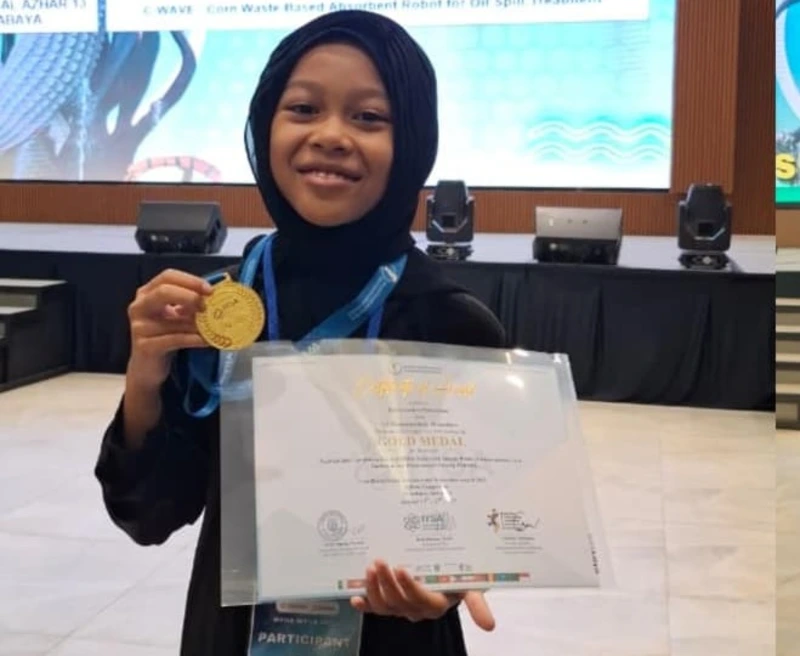 Limbah Ikan Jadi Bakso Bergizi, Siswa SD Muhammadiyah 18 Surabaya Raih Gold Medal