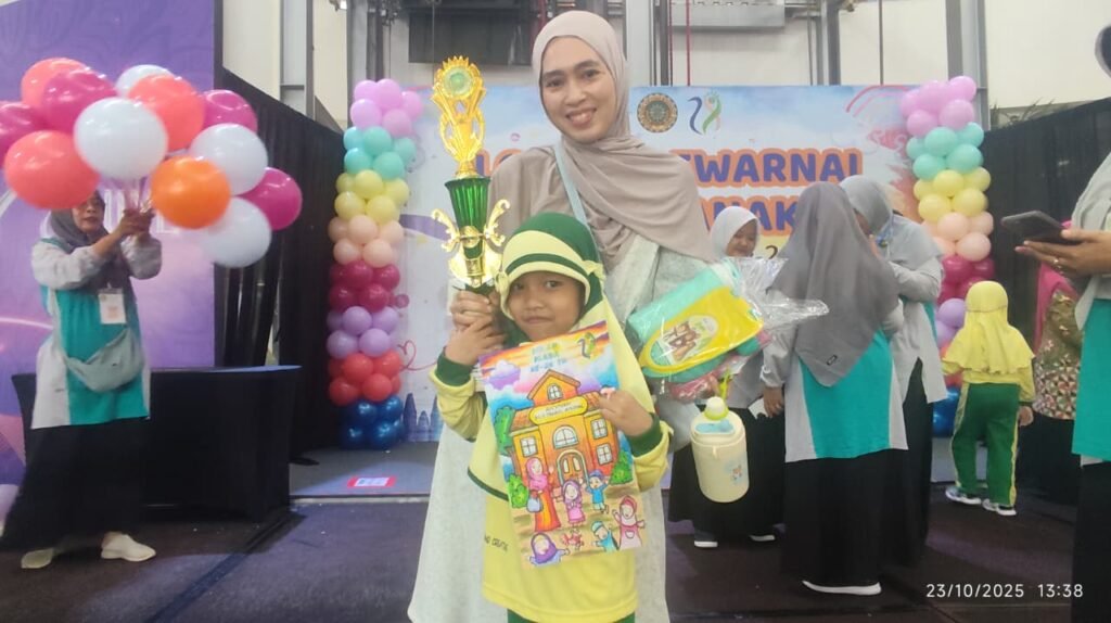 Kolaborasi Orang Tua dan Anak TK ABA 36 PPI Berbuah Manis dalam Lomba Mewarnai Pra-Milad IGABA Gresik