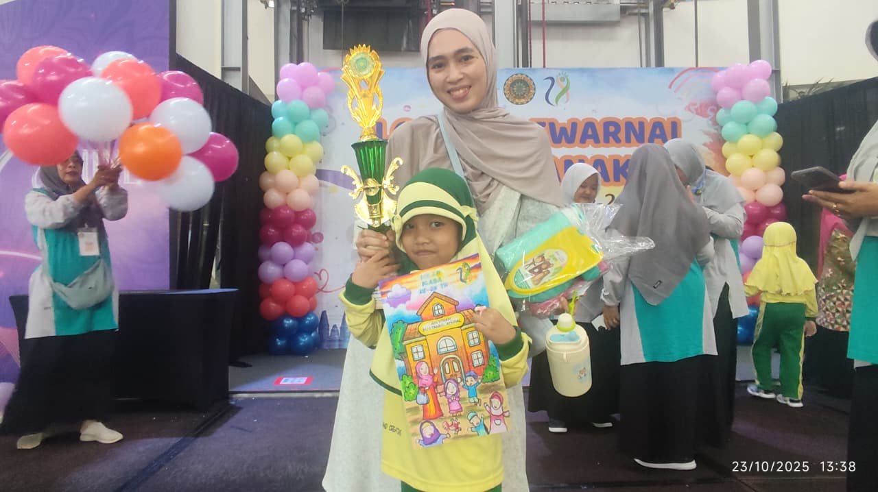 Kolaborasi Orang Tua dan Anak TK ABA 36 PPI Berbuah Manis dalam Lomba Mewarnai Pra-Milad IGABA Gresik