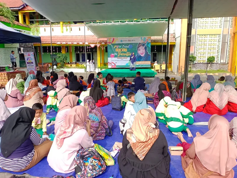 Belajar Coding dan Mewarnai, Siswa TK Antusias di Fun Trial Class SD Muhammadiyah Benjeng