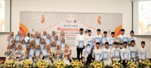 Ratusan Siswa SMP Muhammadiyah 8 Batu Ikuti Wisuda Munaqosyah Metode Tajdid