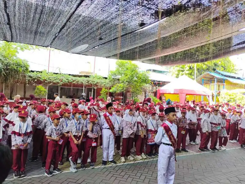 Bentuk Karakter Cinta Tanah Air, SD Muhammadiyah Bangil Gelar Upacara Sumpah Pemuda