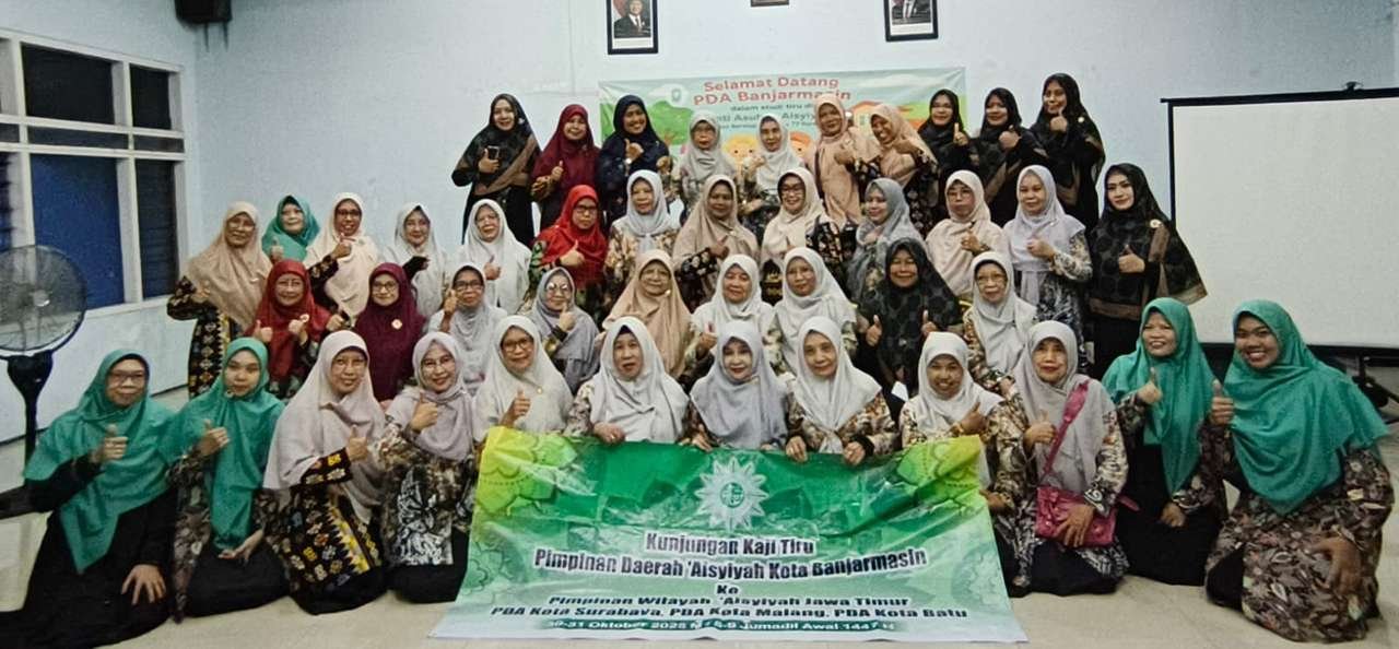 PDA Kota Banjarmasin Lakukan Studi Tiru ke Panti Asuhan Aisyiyah 1 Surabaya