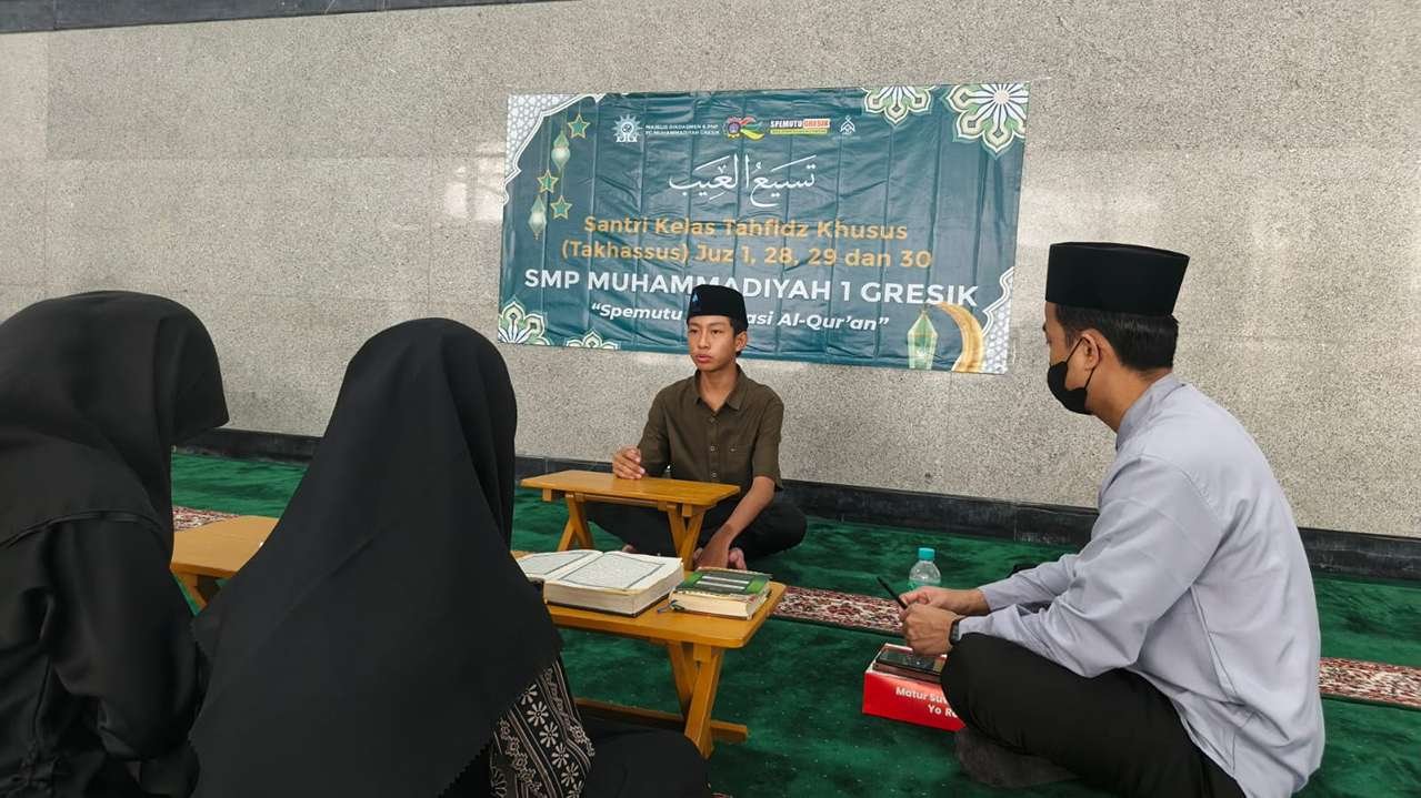 20 santri Spemutu Gresik ikuti Tasmi Al Quran 4 Juz Bil Ghoib Sekali Duduk