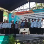 Ribuan Warga Muhammadiyah Kediri Hadiri Pelantikan Pimpinan Bersama