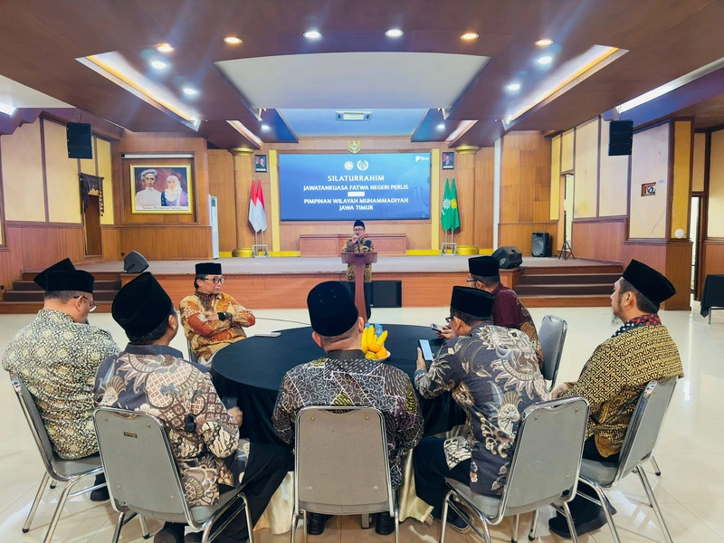 Delegasi Fatwa Negeri Perlis Malaysia Disambut Sulthon Amien, PWM Jawa Timur