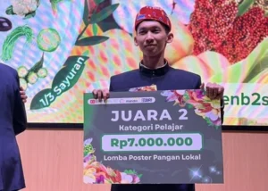 Siswa SMAM 4 Depok Raih Juara 2 Nasional Lomba Poster Pangan Lokal