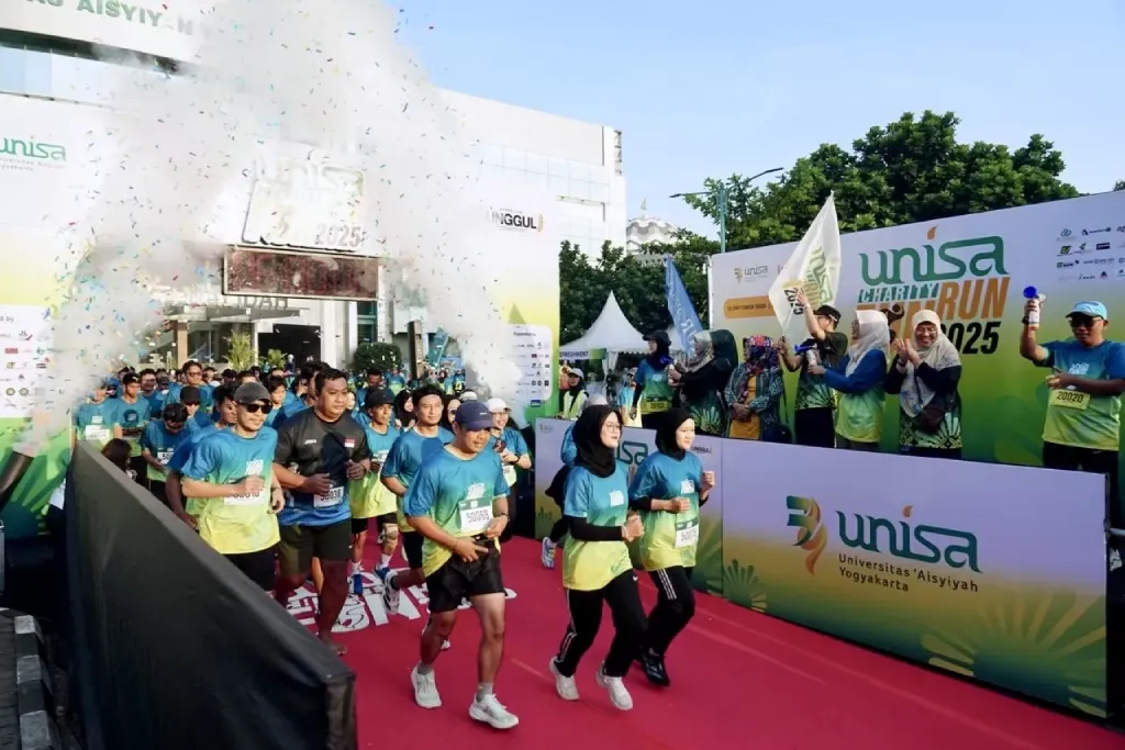 Keseruan Fun Run UNISA 2025, Lari Jadi Budaya Sehat