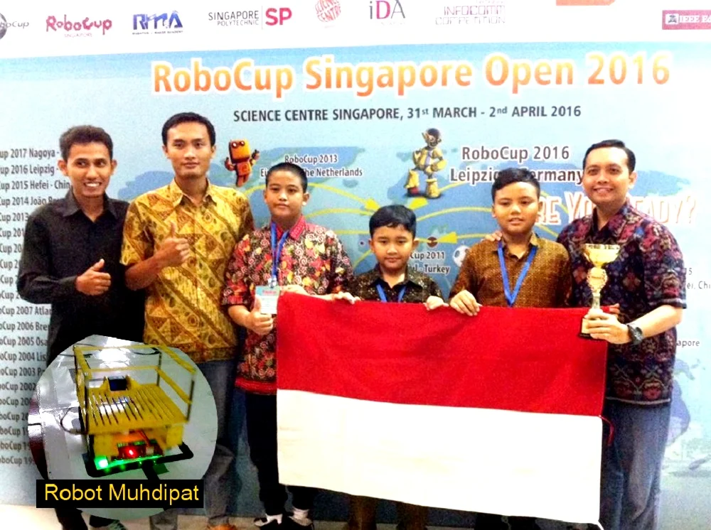 Siswa Muhammadiyah Rajai RoboCup Singapore