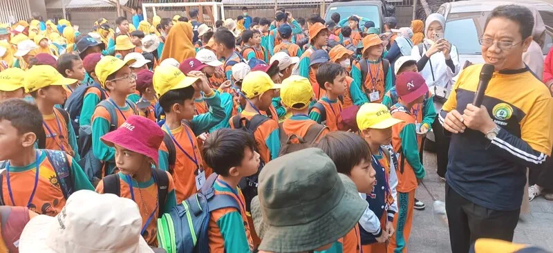 Kepala SD Musix Lepas 450 Siswa Ikuti KTS 1 di Lembah Pandawa