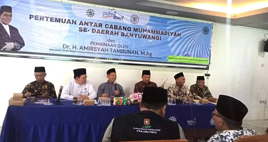 Pertemuan Cabang Muhammadiyah se-Banyuwangi Hadirkan Ketua Majelis Pendayagunaan Wakaf PP Muhammadiyah